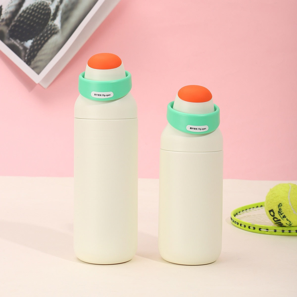 Damen isolierte Trinkflasche mit ergonomischem Verschluss Karnz