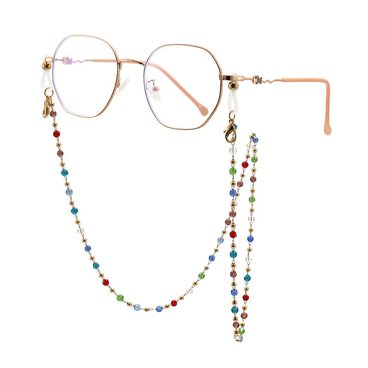 Dekorative Brillen mit eleganter Kette Karnz