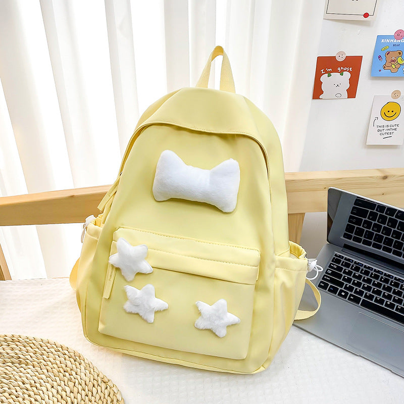 Verspielter Plüsch-Charakter-Rucksack