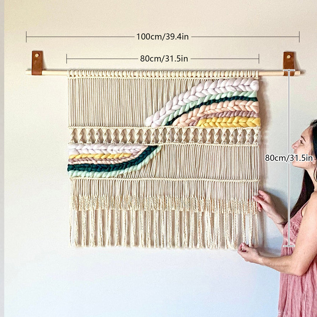 Handgewebte Wandkunst Karnz