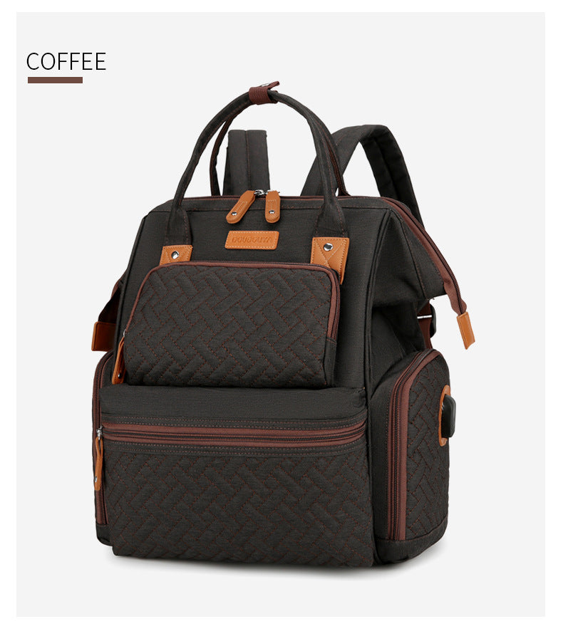 Stylische Multi-Pocket Wickeltasche Karnz