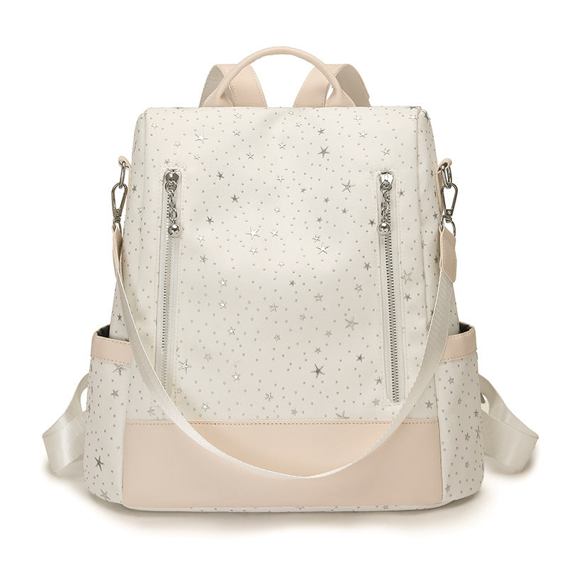 Sternmuster Multi-Taschen Rucksack Karnz