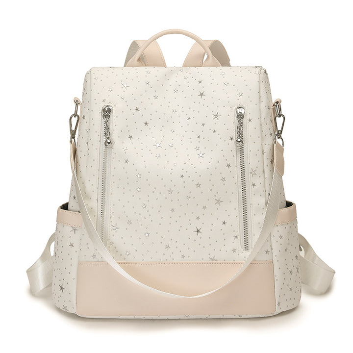 Sternmuster Multi-Taschen Rucksack Karnz