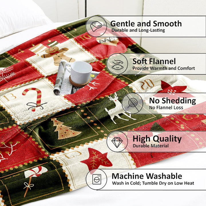Festliches Thema Wurfdecke