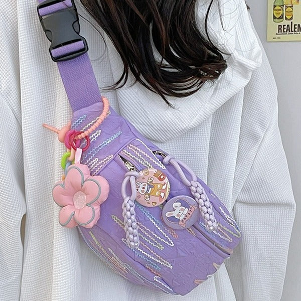 Modische Bauchtasche mit Verstellbarem Gurt Karnz