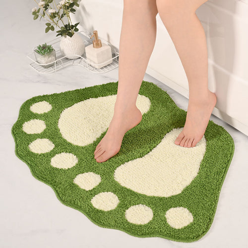 Fun Fußabdruckförmige Badematte Karnz