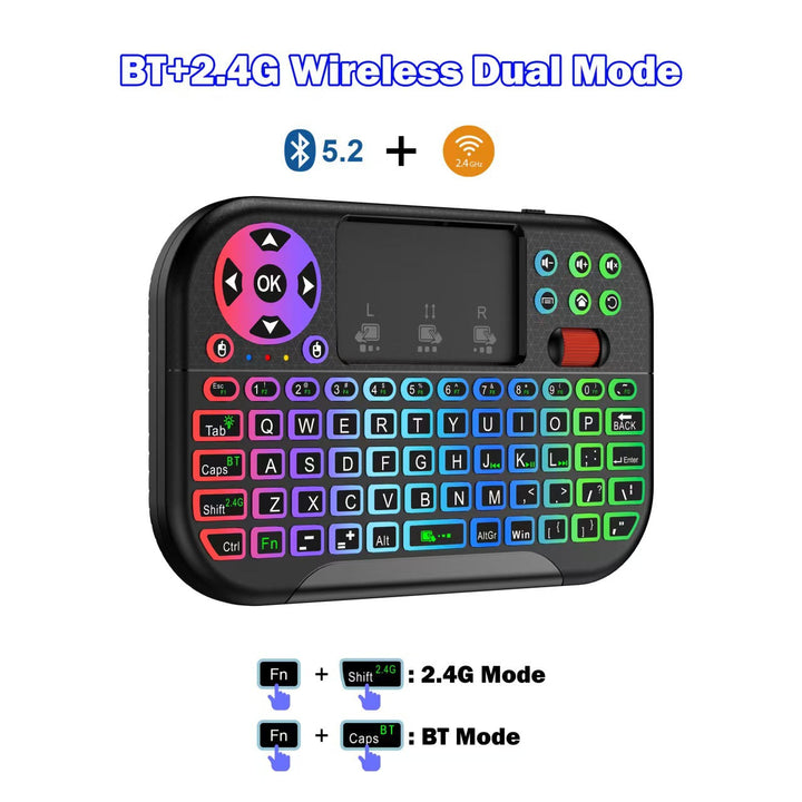 Mini Wireless Touchpad Tastatur Karnz
