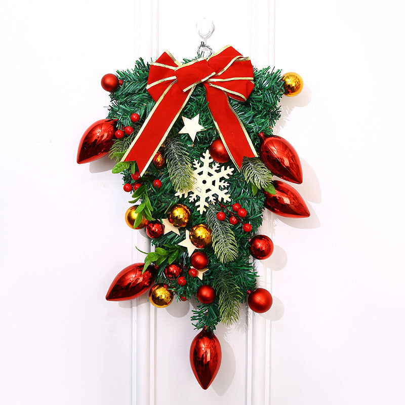 Festliche Weihnachtskranz Dekoration Karnz