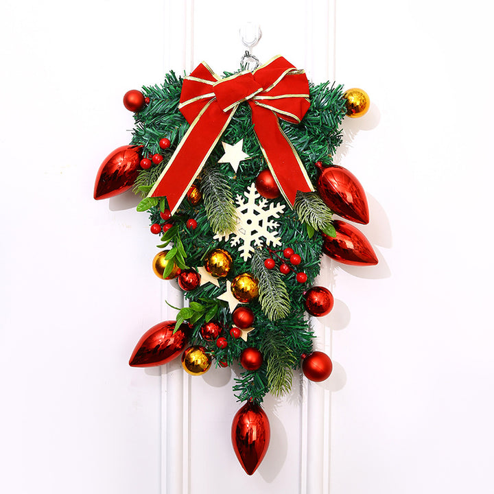 Festliche Weihnachtskranz Dekoration Karnz