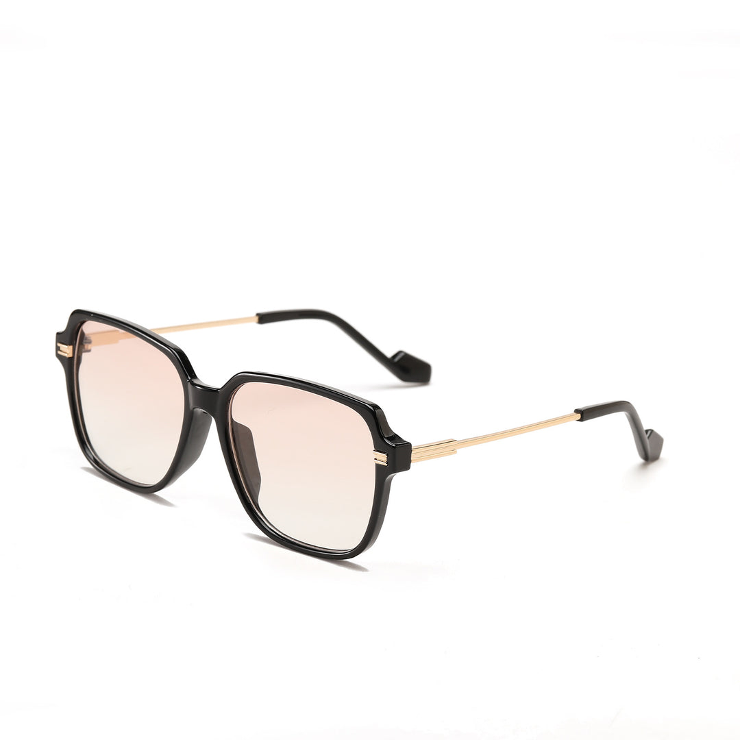 Damen trendige modische Sonnenbrille mit elegantem Metall-Detail Karnz