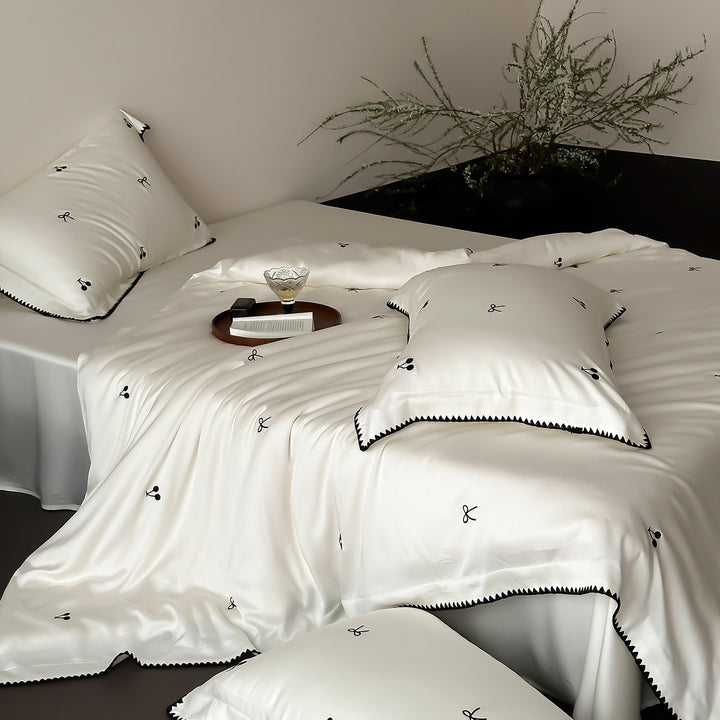 Seidensatin Bettwäsche Ensemble