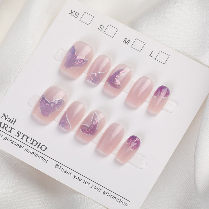 Butterfly Muster Press-On Nagel Set Karnz