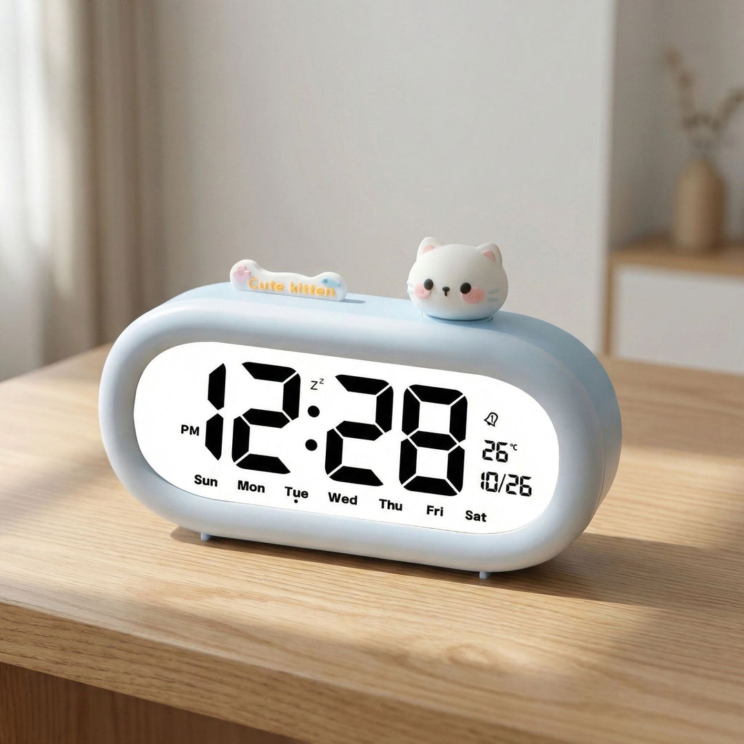 Digitaler Nachttischwecker mit Pandadesign Karnz