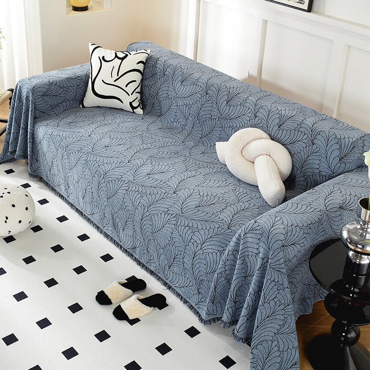 Gemütliche dekorative Fransen-Sofa-Wurfdecke