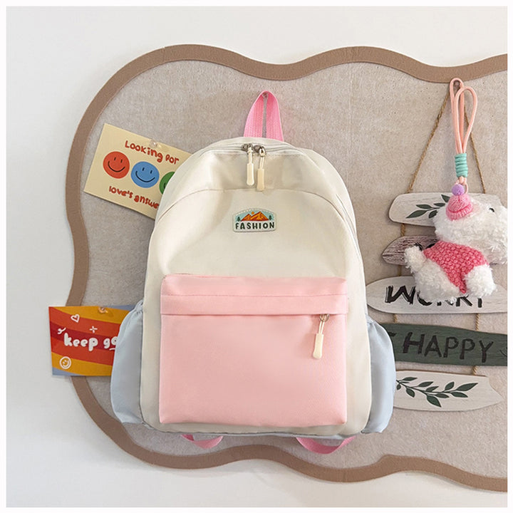 Trendy Farbenblockierender Rucksack