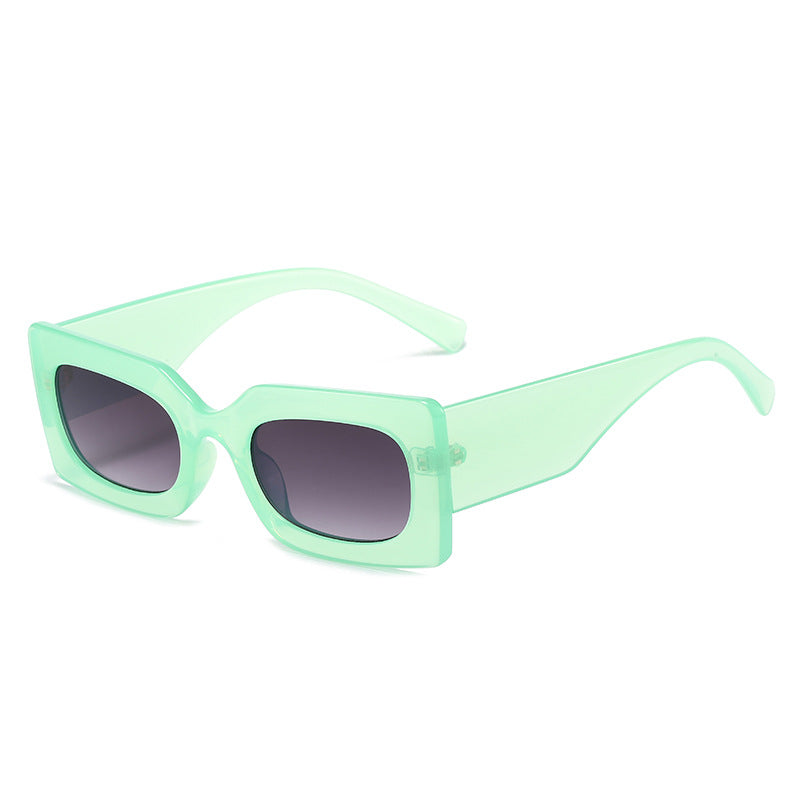Damen modische Sonnenbrille im kantigen Design Karnz
