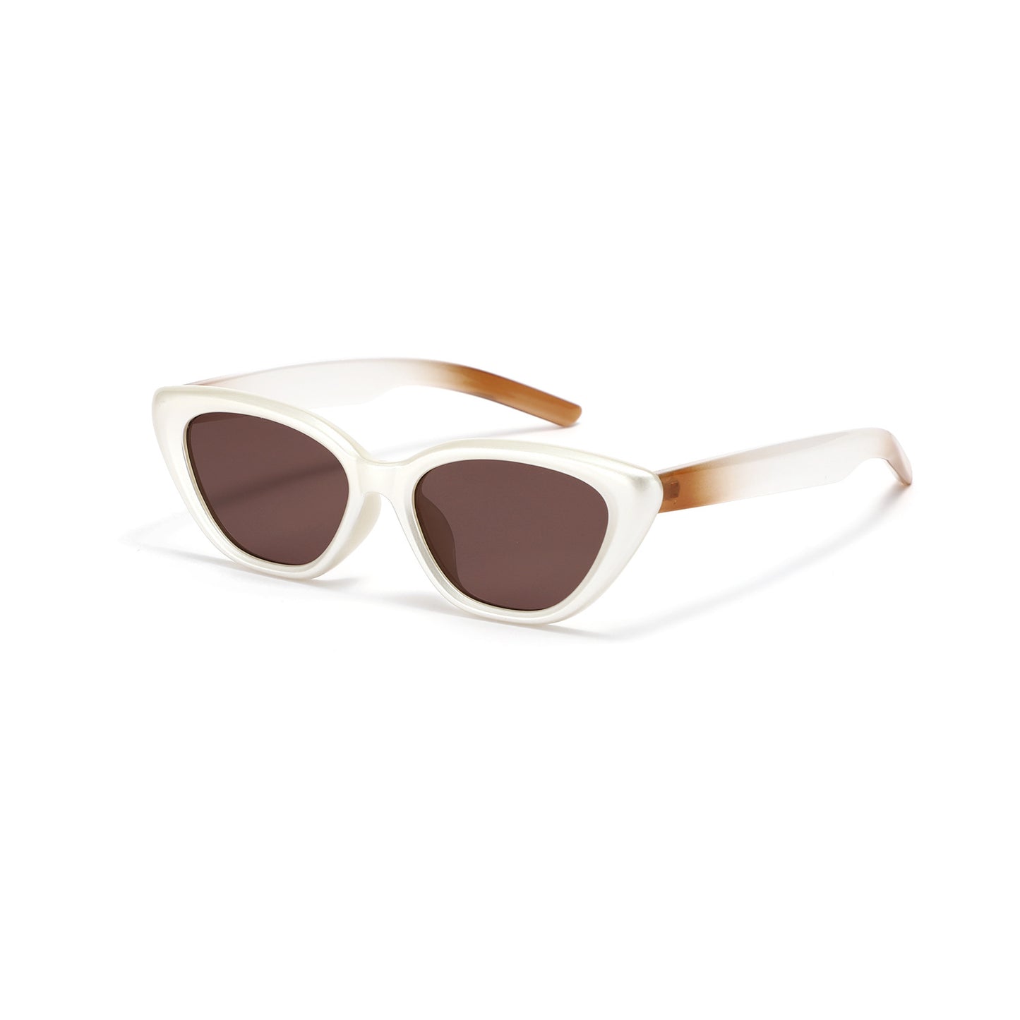 Damen Cat-Eye Sonnenbrille mit transparentem Design Karnz