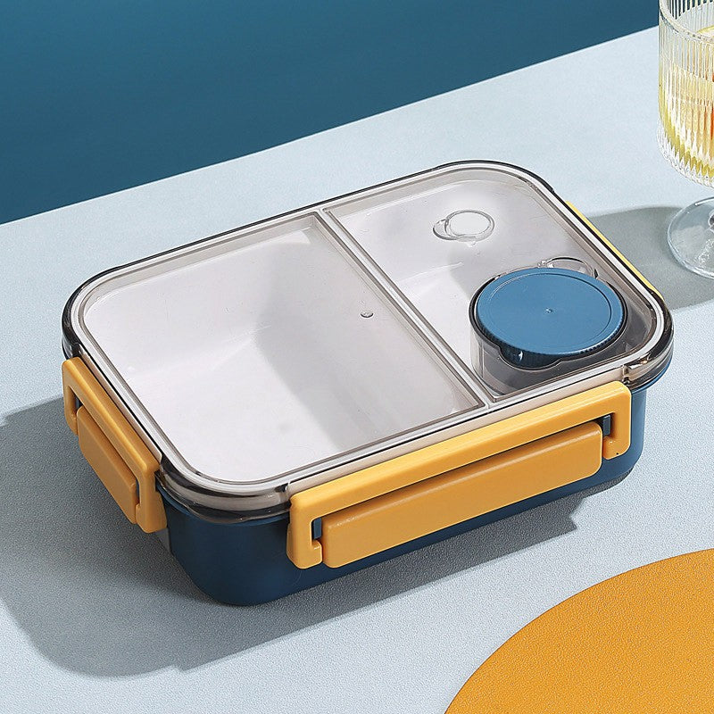 Edelstahl Bento-Box mit auslaufsicherem Deckel