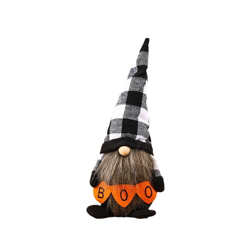 Dekorative Halloween-Gnom Figur Karnz