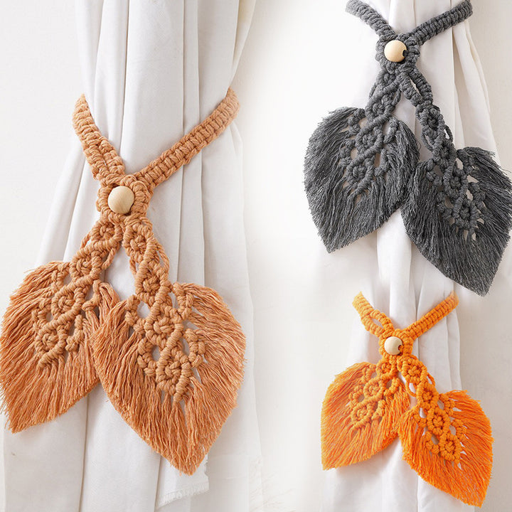Macrame Vorhangbinder Karnz
