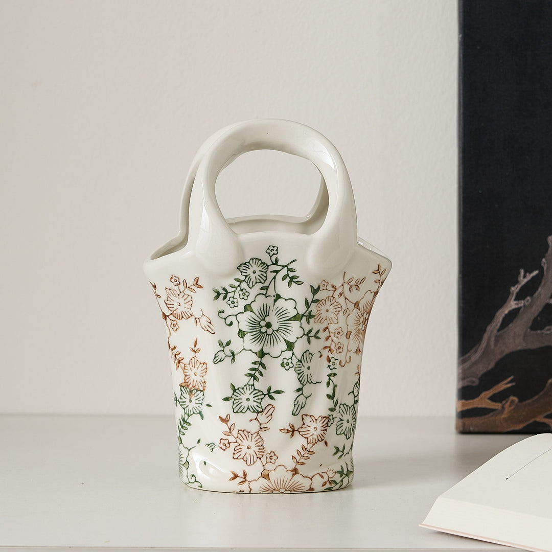 Blumenkorb mit zwei Griffen Karnz