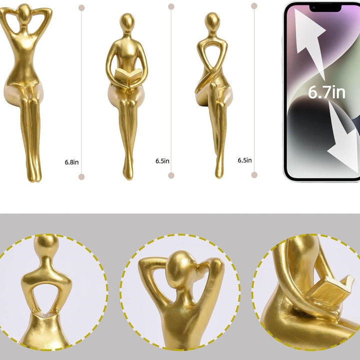 Modern Abstract Figurine Set Karnz