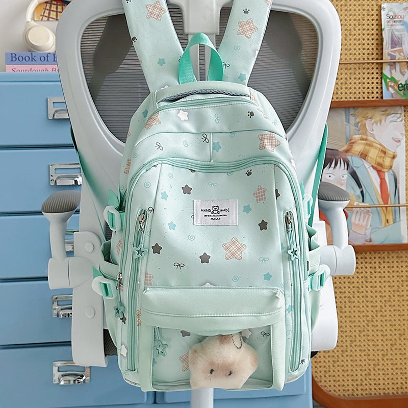 Verspielt Stern-Muster Rucksack Karnz