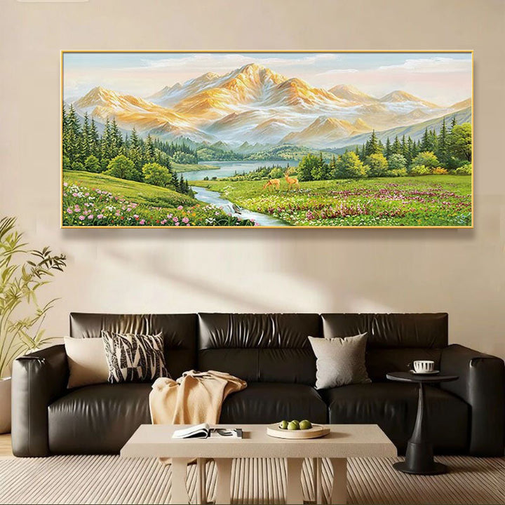 Szenische Berglandschaft Wandkunst