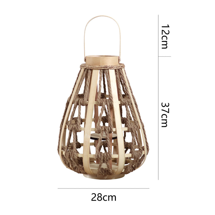 Dekorative Laterne aus Rattan Karnz