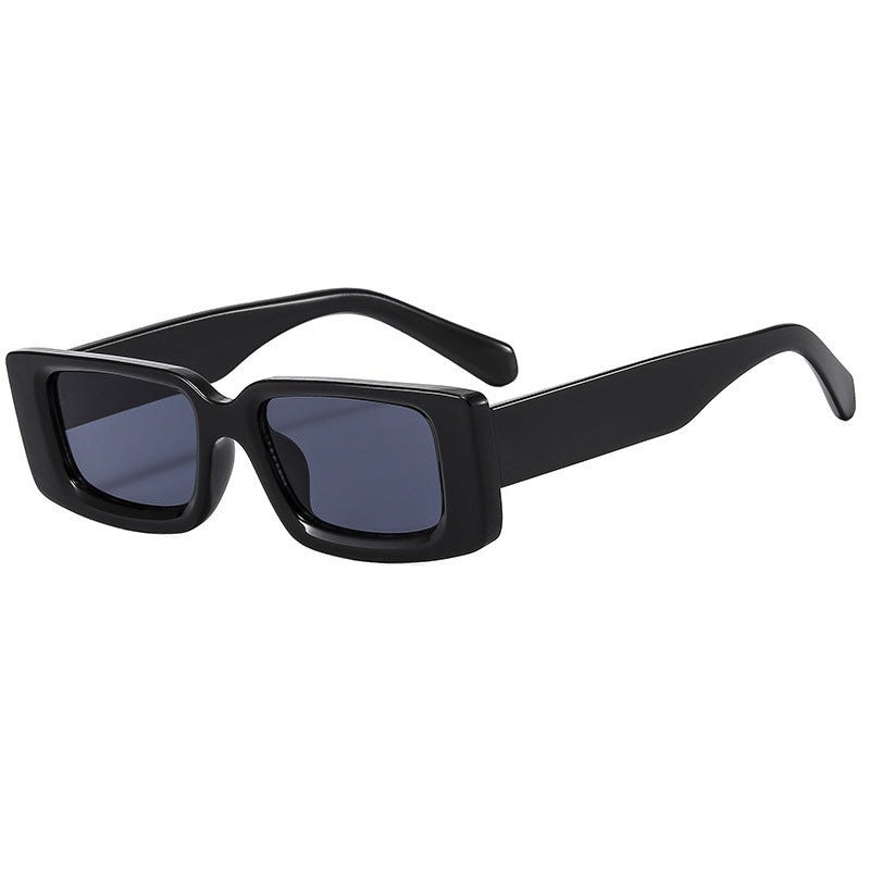 Damen modische Sonnenbrille mit trendy transparentem Rahmen und sportlichem Design Karnz