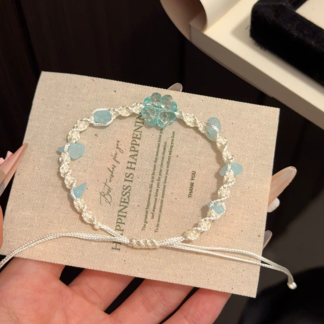 Handgemachte Blumen Charm Armband Karnz
