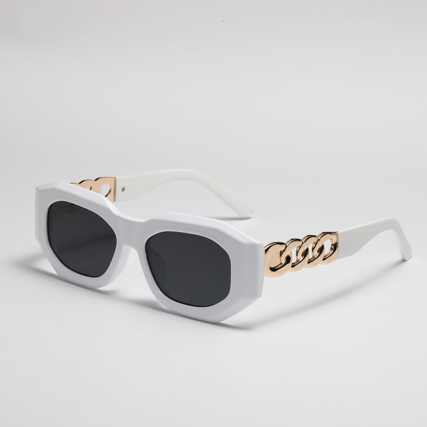 Damen modische Sonnenbrille mit luxuriösem Kettenrahmen Karnz