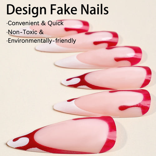 Kreatives Kunstnagelset mit schaurigen Blutmotiven Karnz