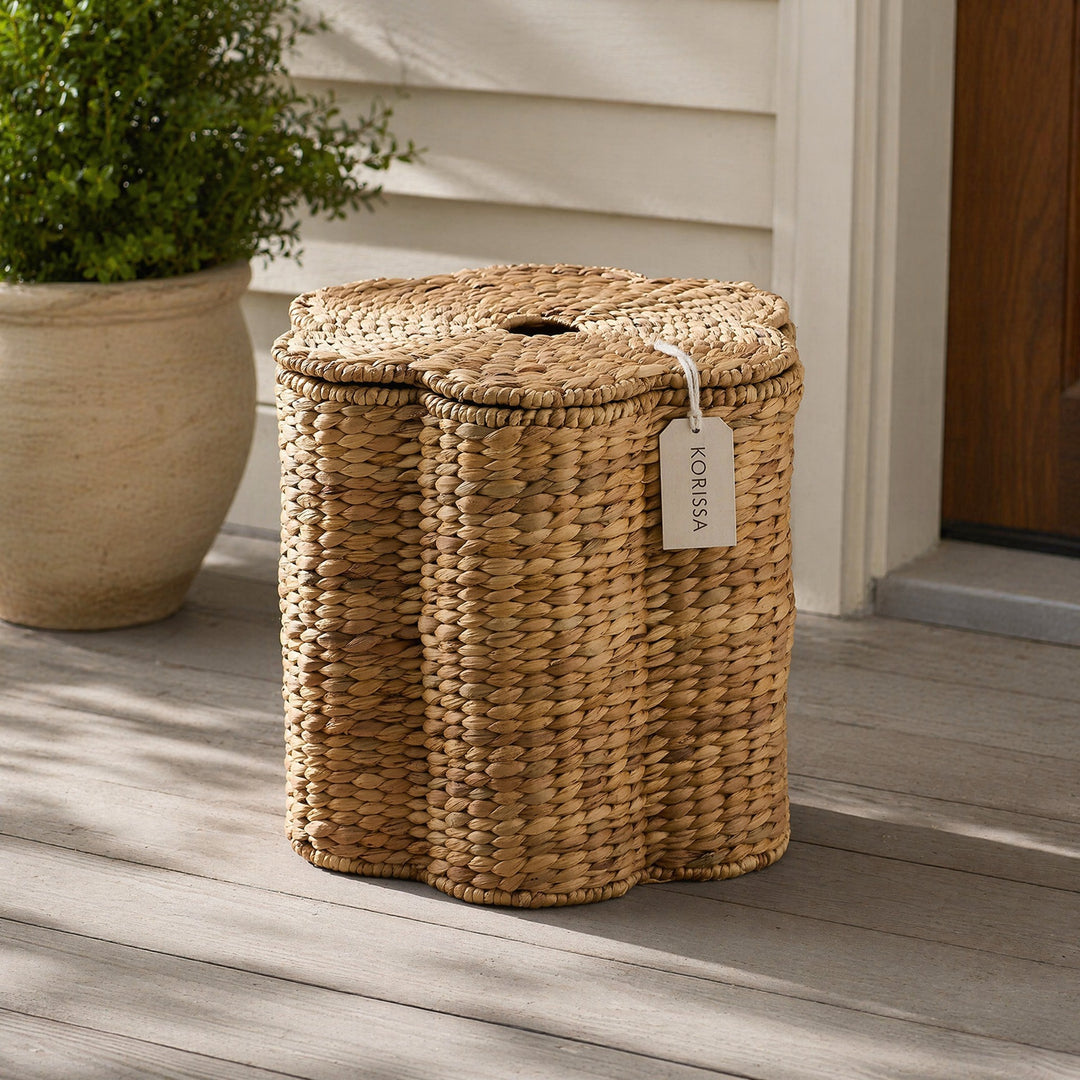 Stuhl aus geflochtenem Naturmaterial Karnz
