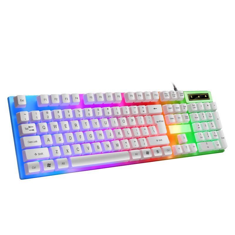 RGB Hintergrundbeleuchtete Mechanische Tastatur mit Multimedia-Steuerung Karnz