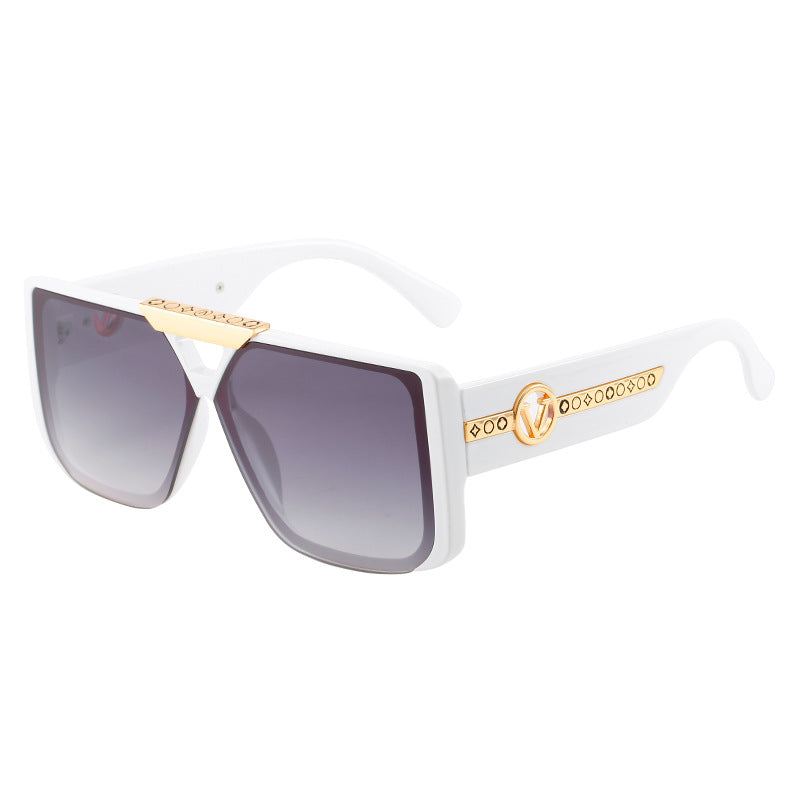 Damen elegante quadratische Sonnenbrille Karnz