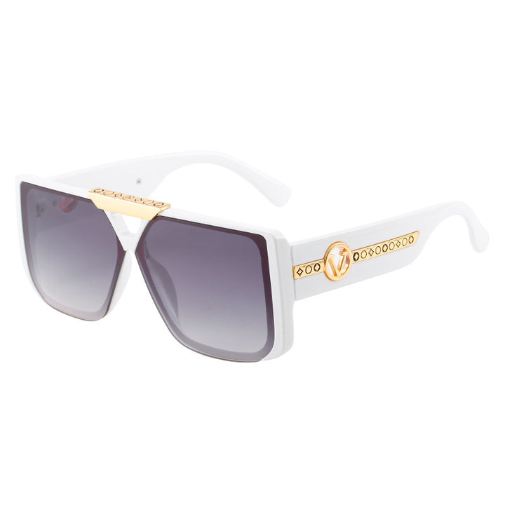 Damen elegante quadratische Sonnenbrille Karnz