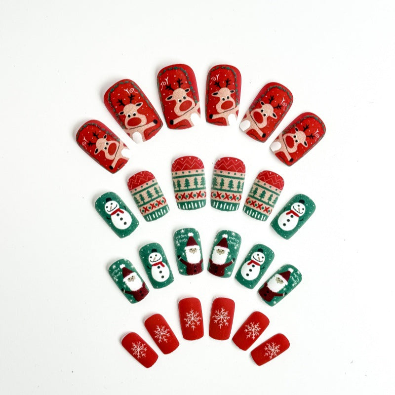 Weihnachtskunstnägel Karnz