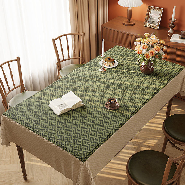 Textured Woven Tablecloth