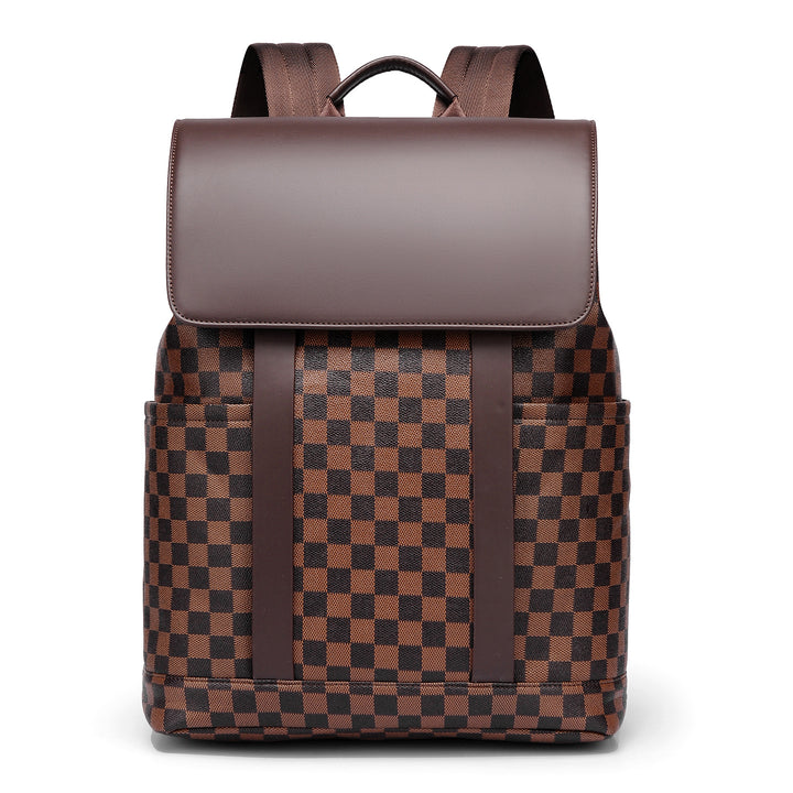 Chic Schachbrettmuster Rucksack Karnz