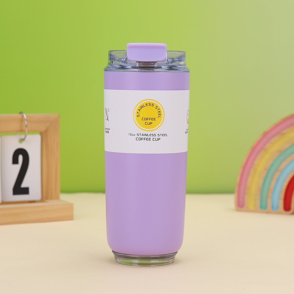 Damen moderner Edelstahl Kaffee-Becher mit isolierender Wirkung Karnz