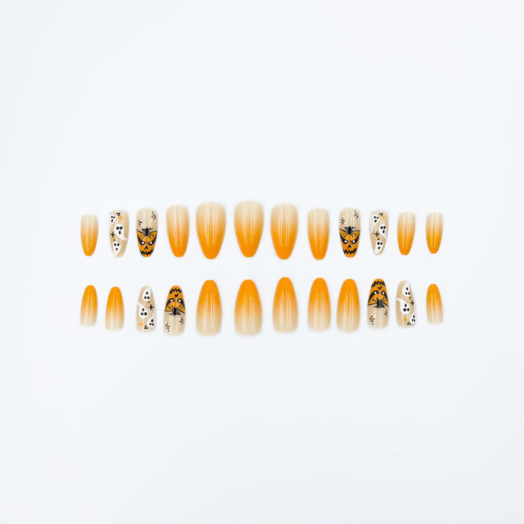 Halloween-Themen Press-On Nagelkunst Set