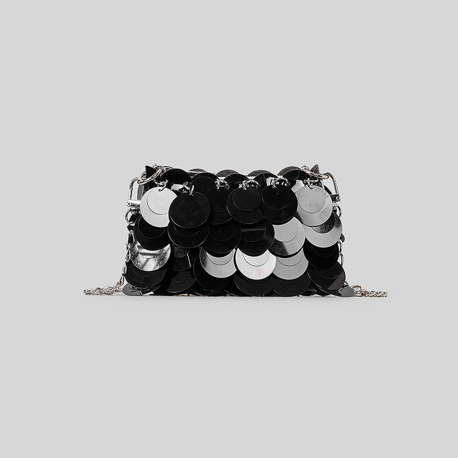 Glamouröse Pailletten Abend Clutch