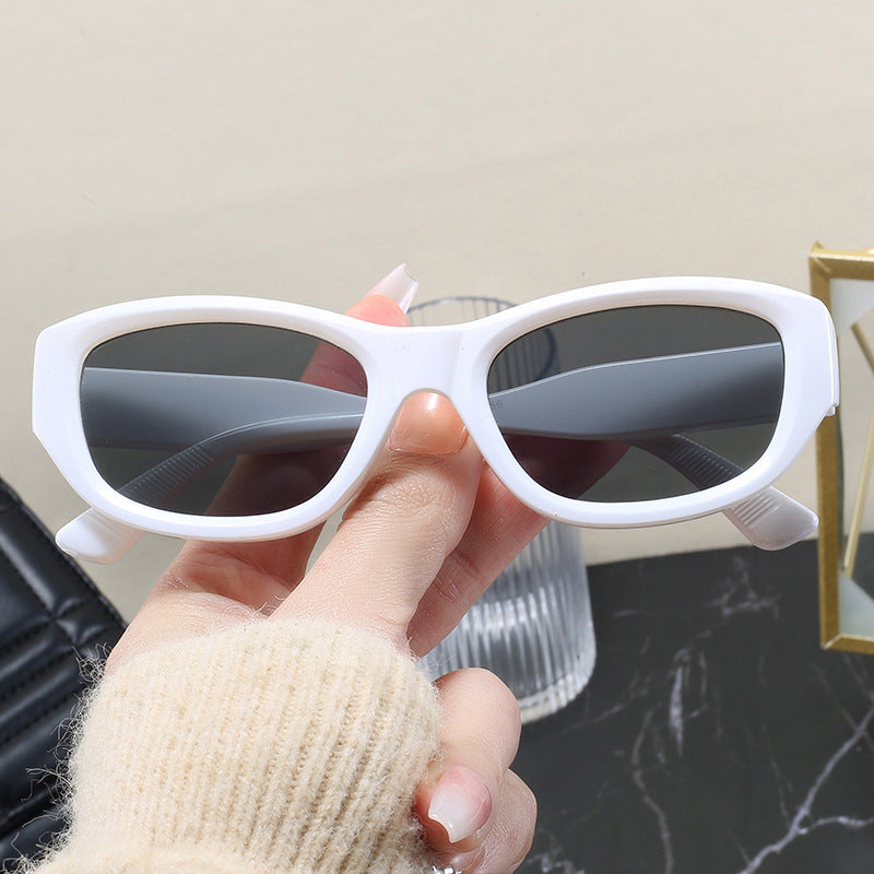 Damen modische Cat-Eye Sonnenbrille mit flexiblem Rahmen und UV-Schutz Karnz