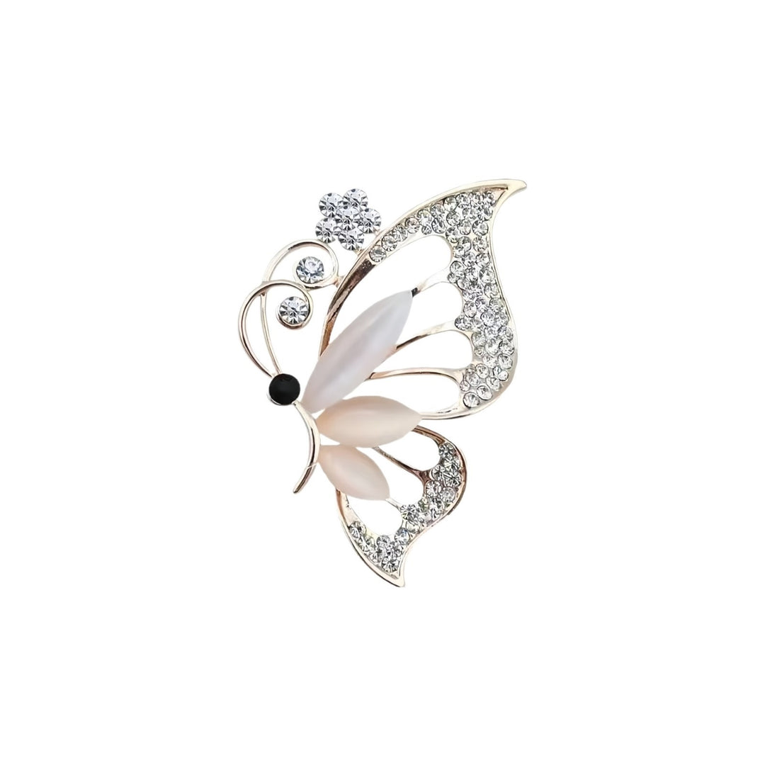 Elegante Schmetterlingsbrosche Karnz