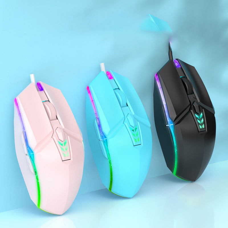 Gaming-Maus mit Ergonomischem Design und Rgb-Beleuchtung Karnz