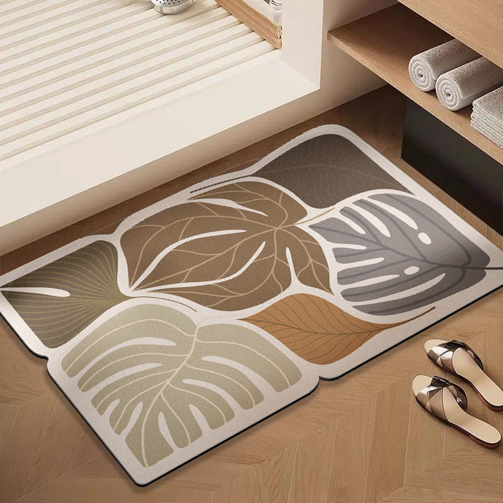 Moderne geometrische Badezimmermatte