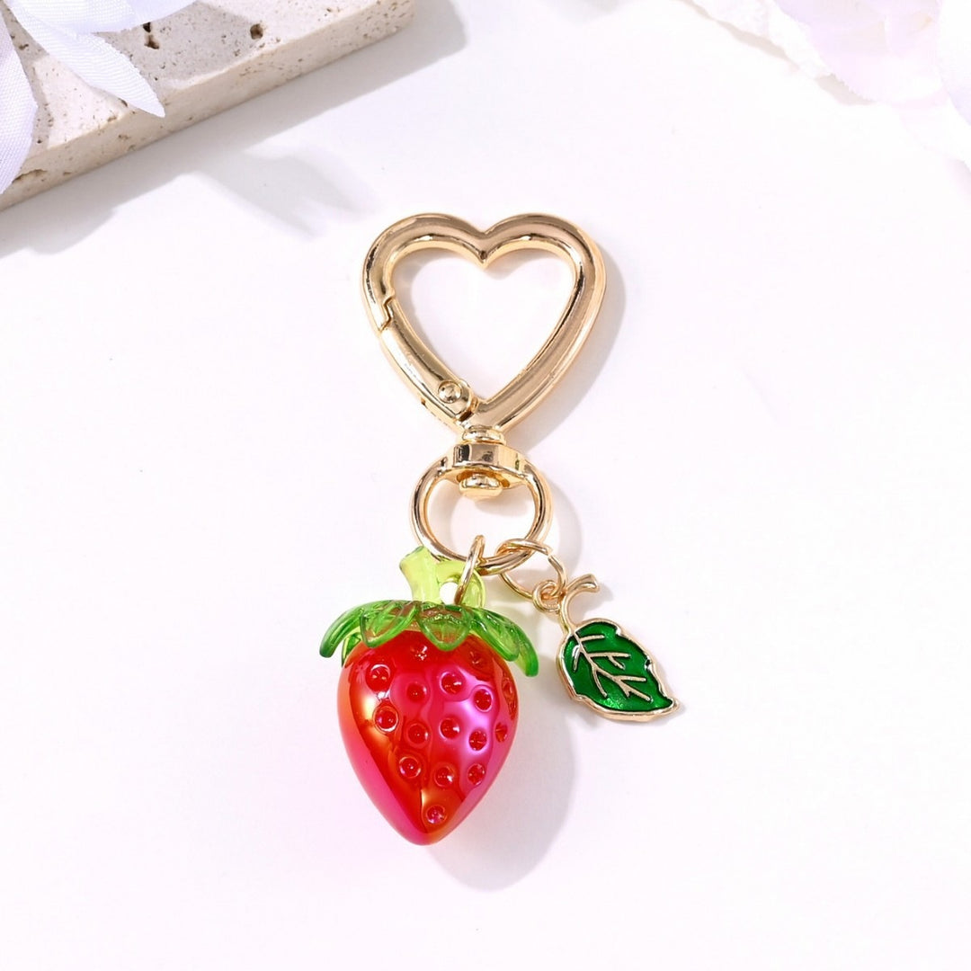 Schlüsselanhänger mit Fruchtigem Erdbeer-Design Karnz