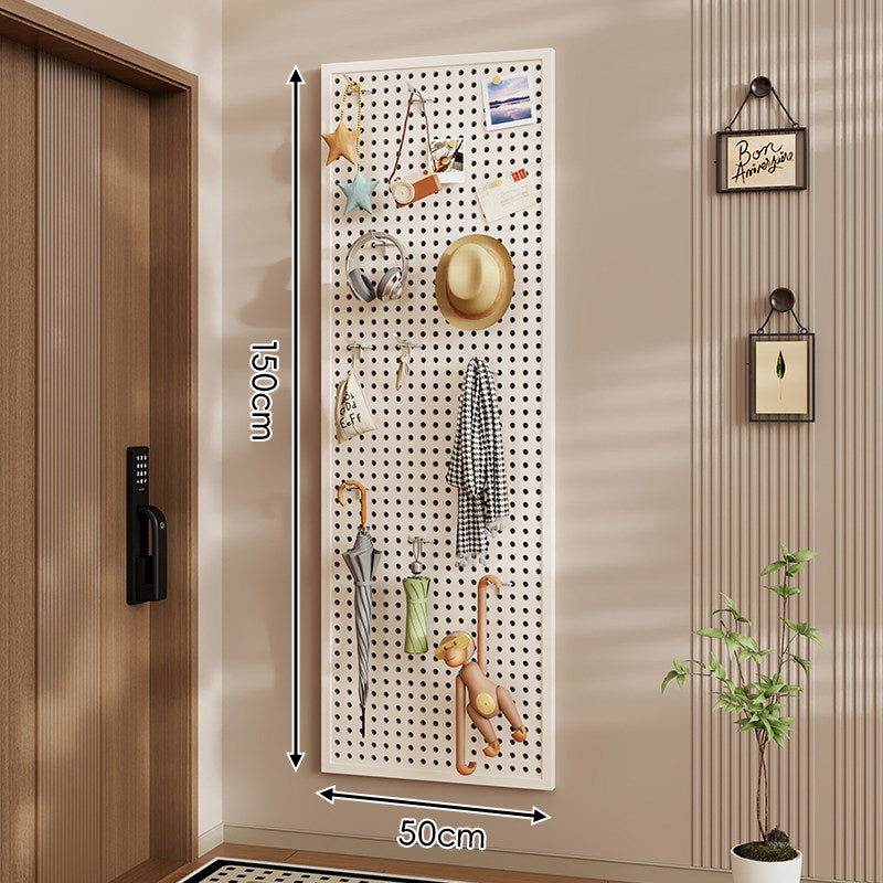 Wandanag perforiertes Lochboard-Organizer-Panel Großes Quadrat mit modularen Haken und Zubehör