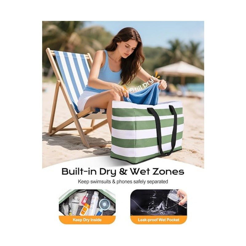 Strandtasche mit Mehreren Fächern Karnz